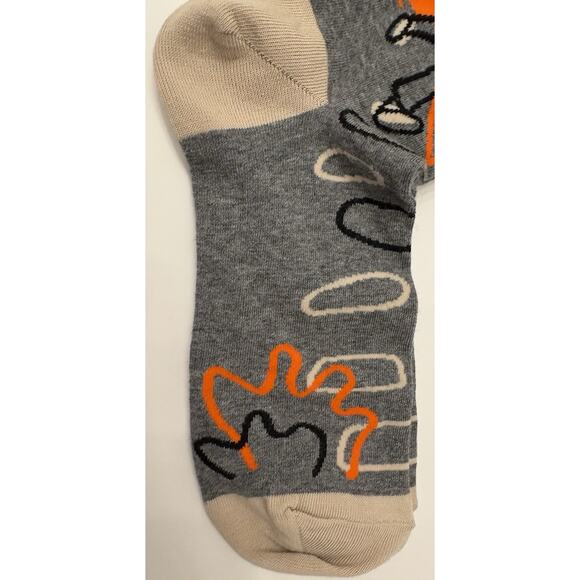 Sock Blue Q Crew Men Women Here Comes Cool Dad Father High Five Daddy NWT - Picture 3 of 7